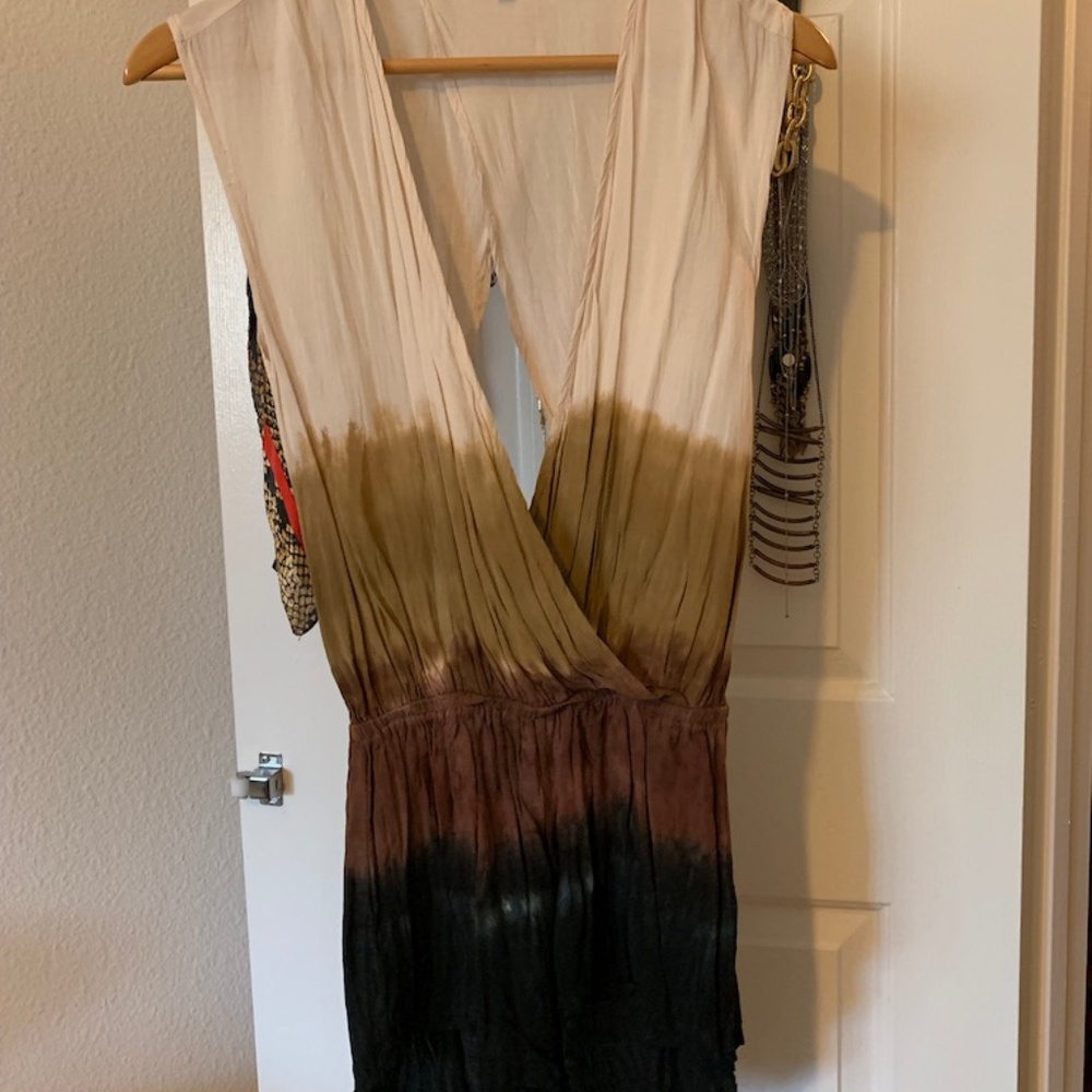 Olivaceous Tie Dye Romper